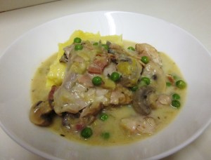 Chicken leek and mushroom 2